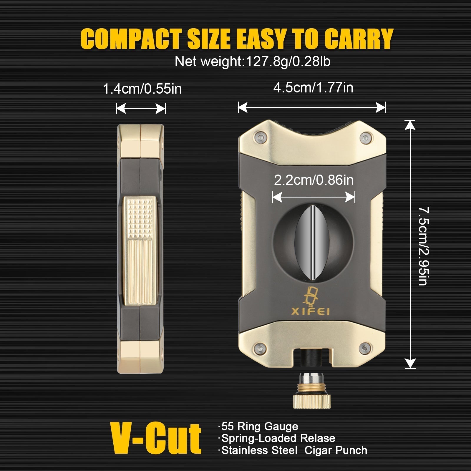 3-in-1 Cutter — V-Cut + Stand