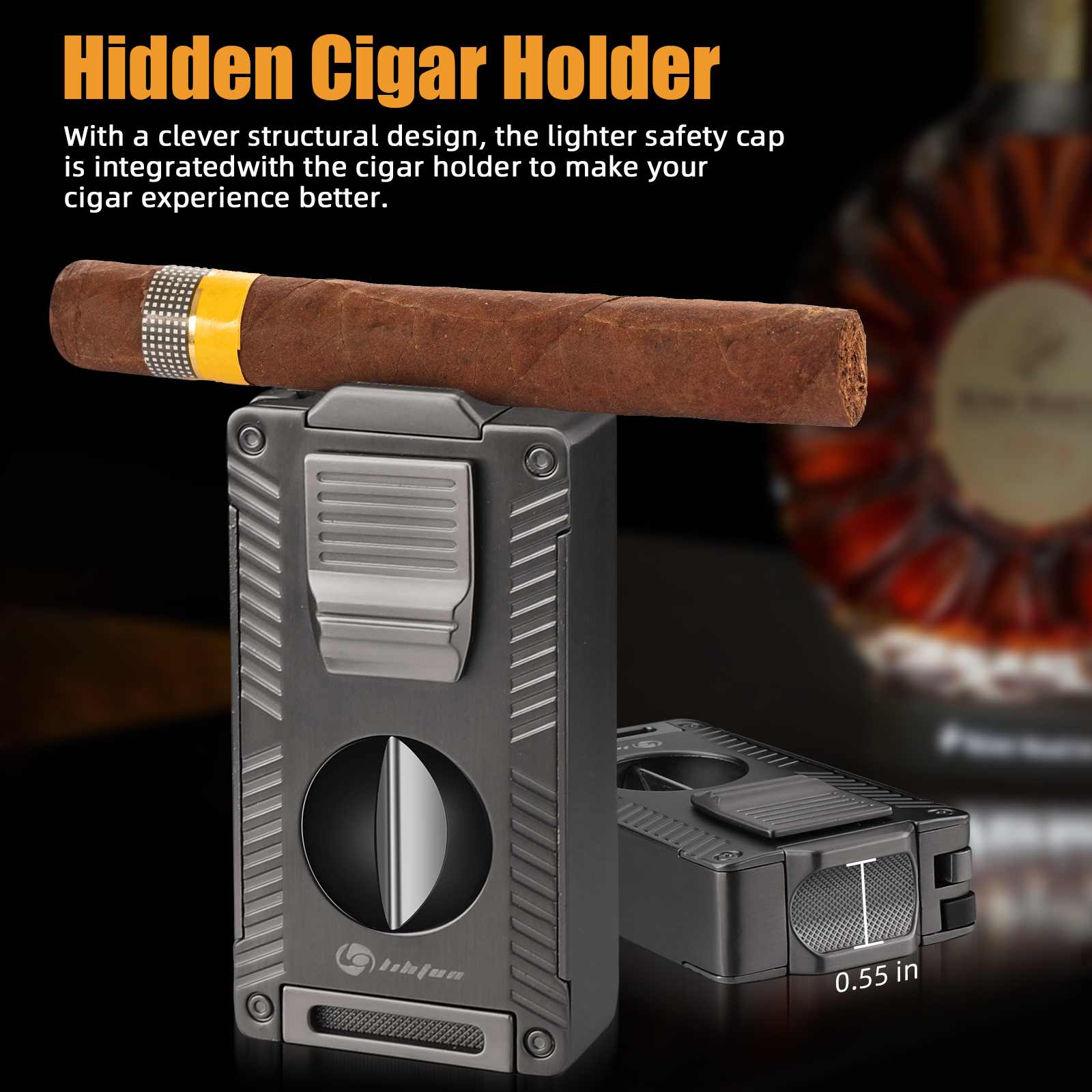 6-in-1 Lighter — Double Flame