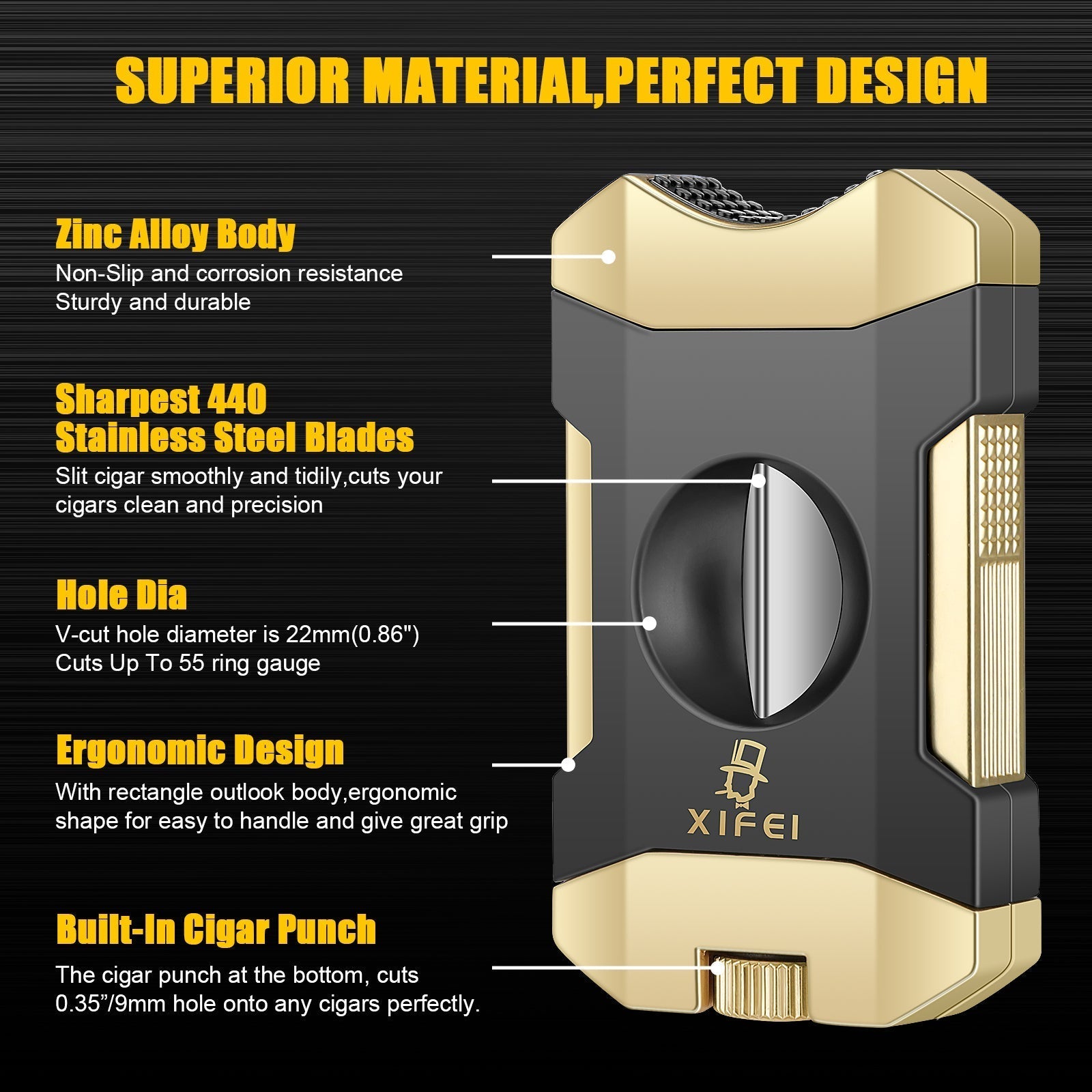 3-in-1 Cutter — V-Cut + Stand
