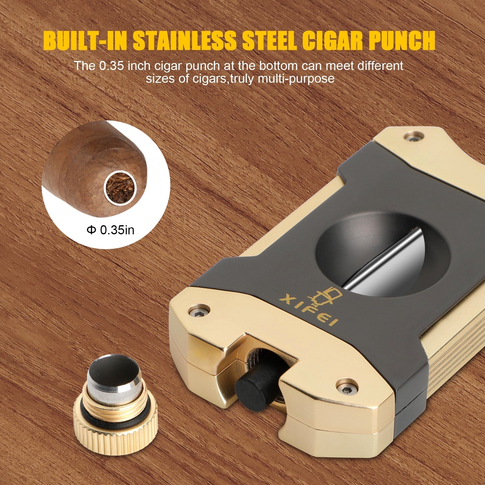 3-in-1 Cutter — V-Cut + Stand