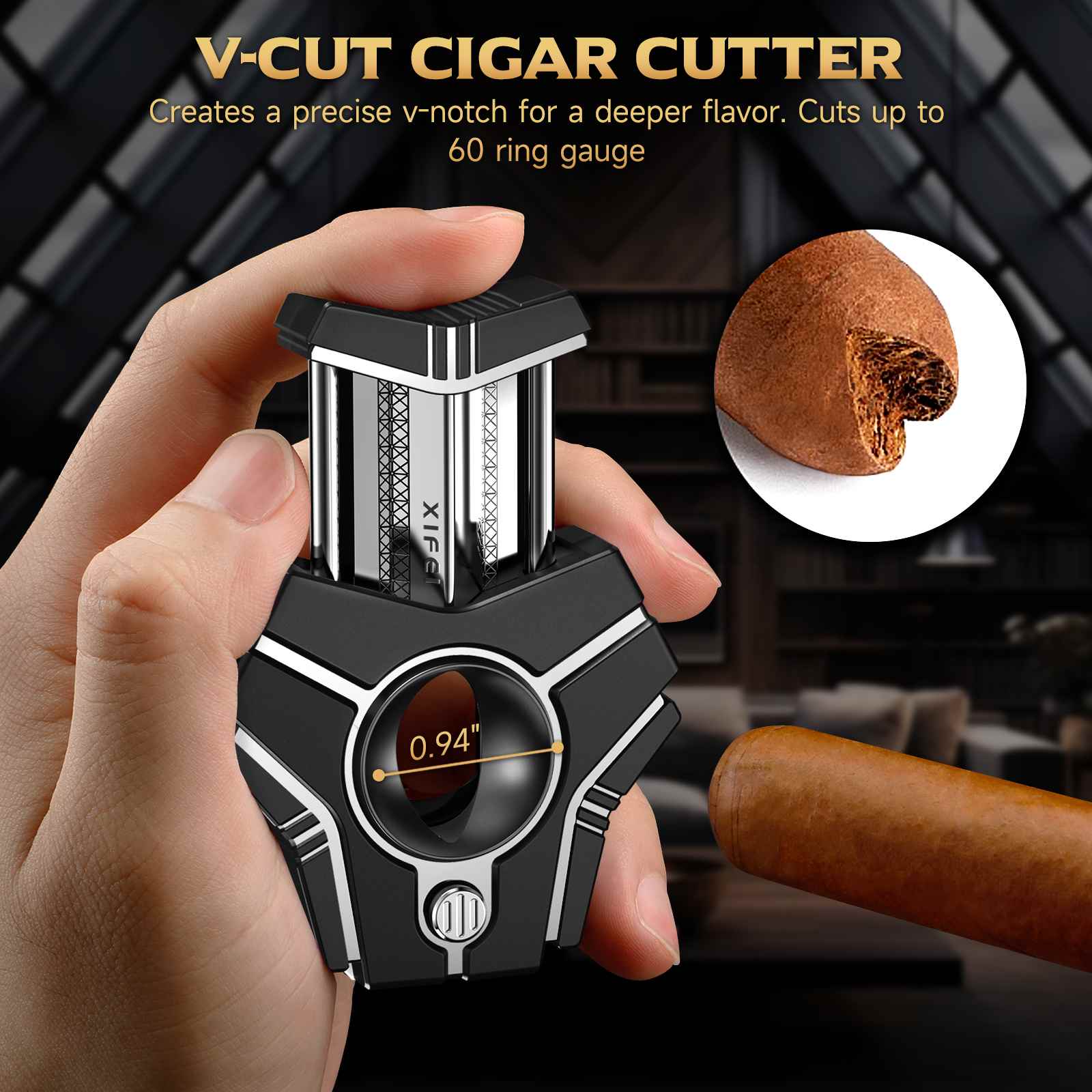 3-in-1 Cutter — V-Cut + Guillotine