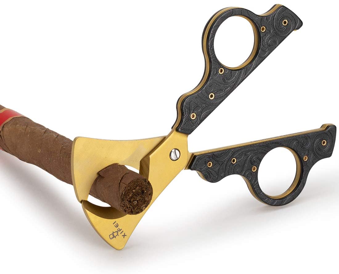 Scissors Cutter — Bronze Engraved