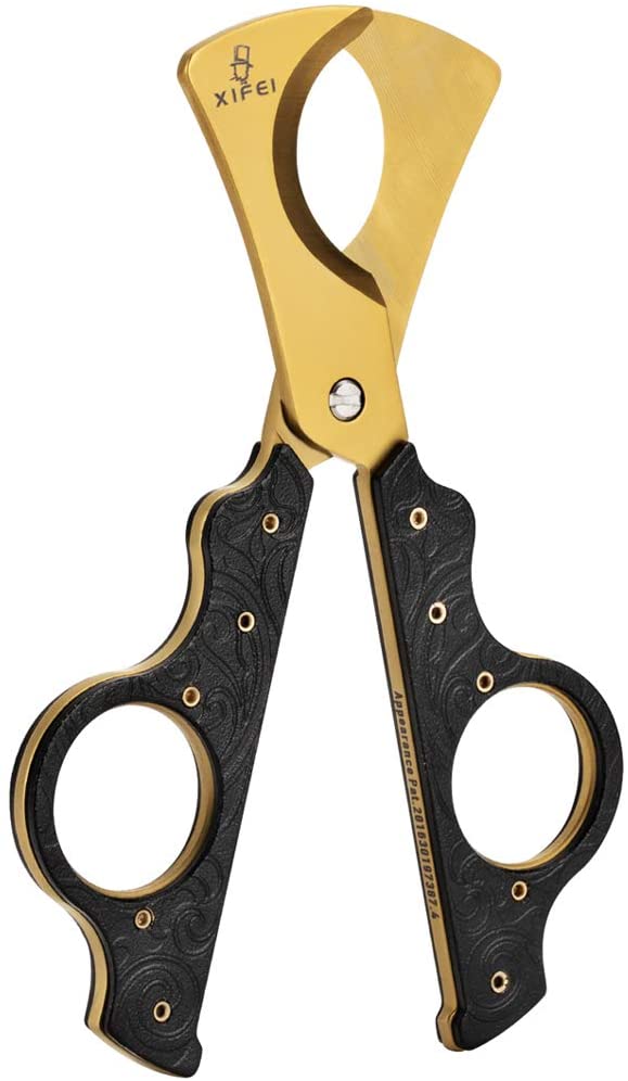Scissors Cutter — Bronze Engraved