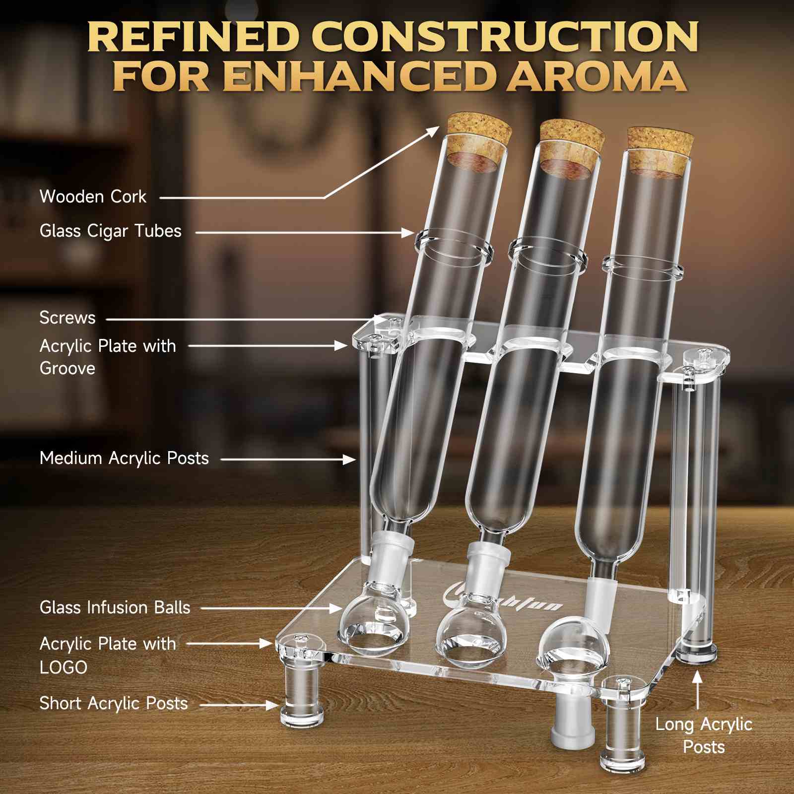 Cigar Flavoring Tube Set — 3 Cigars